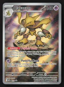 Alakazam - Promo Holo MEP 009 NM Pokemon TCG - Image 1