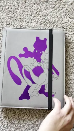 Pokemon Mewtwo Binder 9-Pocket Elite Series Ultra Pro A1 Organizer Used - Image 2