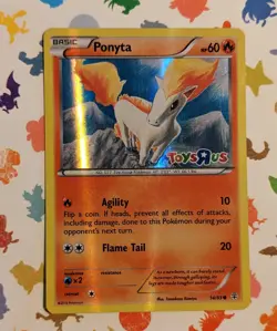 Pokemon TCG Ponyta 14/83 Toys R Us Stamp 20th Anniversary Generations Holo - Image 1