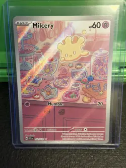 Pokemon TCG: Milcery 152/142 Illustration Rare SV: Stellar Crown NM Free Ship!! - Image 1