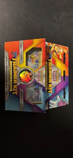 Pokemon Pikachu Libre and Suicune XY Trainer Kit TCG Open Box - Image 1