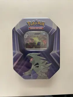 Tyranitar Triple Whammy Collectors Tin - Pokemon TCG - Factory Sealed - Image 1