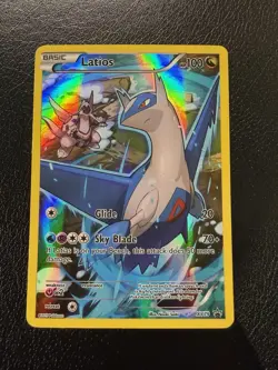Pokemon TCG Latios XY79 XY Black Star Promo Full Art Ultra Rare Holo LP - Image 2