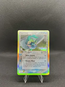 Pokemon TCG - Vaporeon 18/113 - Ex Delta Species Holo Rare - LP - Image 1