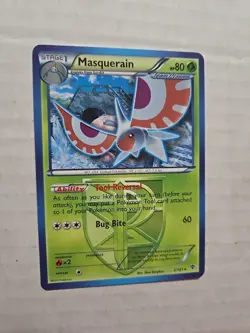 Masquerain (Team Plasma) 2/101 Plasma Blast Regular - Pokemon TCG - Image 1