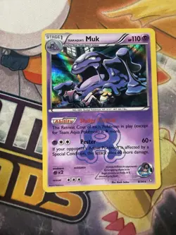 Pokemon TCG Team Aqua's Muk Double Crisis 8/34 Holo Holo Rare - Image 1