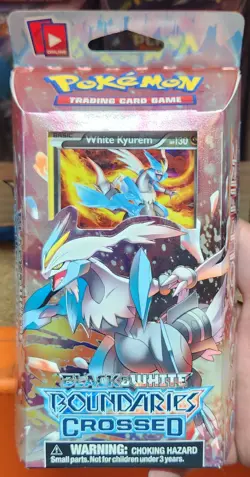 2012 POKEMON BOUNDARIES CROSSED COLD FIRE (WHITE KYUREM) THEME DECK NEW/SEALED - Image 1