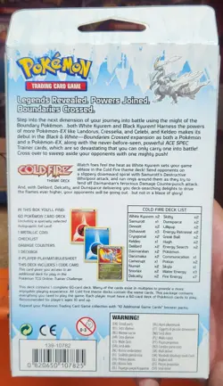 2012 POKEMON BOUNDARIES CROSSED COLD FIRE (WHITE KYUREM) THEME DECK NEW/SEALED - Image 2