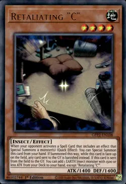 Retaliating "C" - Ultra Rare 1st Edition GFP2-EN108 - NM - YuGiOh - Image 1