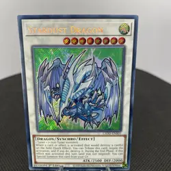 Yugioh Stardust Dragon L5DD-ENS01 1. Edition Secret Rare Near Mint - Image 3