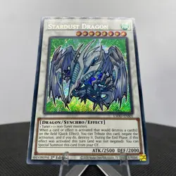 Yugioh Stardust Dragon L5DD-ENS01 1. Edition Secret Rare Near Mint - Image 4