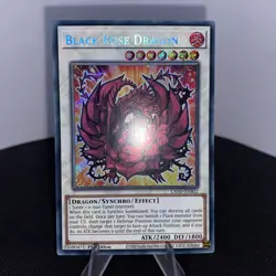 Yugioh Black Rose Dragon L5DD-ENS02 1. Edition Secret Rare Near Mint - Image 2