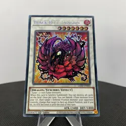 Yugioh Black Rose Dragon L5DD-ENS02 1. Edition Secret Rare Near Mint - Image 4