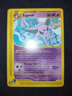 Espeon 11/147 Pokemon Trading Card Game eCard Aquapolis Near Mint TCG NM - Image 1