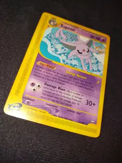 Espeon 11/147 Pokemon Trading Card Game eCard Aquapolis Near Mint TCG NM - Image 2
