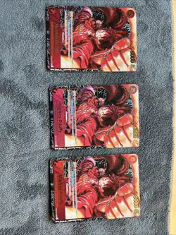 One Piece CCG Monkey.D.Luffy Alt Art ST01-012 OP05 English THREE CARD BUNDLE - Image 1