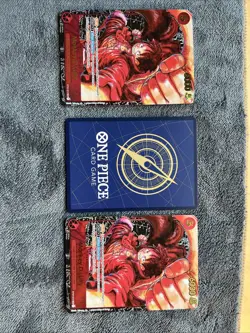 One Piece CCG Monkey.D.Luffy Alt Art ST01-012 OP05 English THREE CARD BUNDLE - Image 3