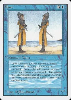 Clone (NM) #52 Unlimited Edition 2ED Magic Gathering card old school MTG - Image 1