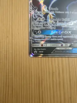 Pokemon Umbreon GX TCG Sun & Moon SM36 Promo Card Regular Sized MP - Image 3