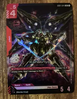 Kshatriya GD01-044 LR - Gundam Card Game - English NM - Image 1