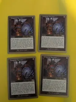 Temporal Aperture x4 World Championship Gold Border: Tokyo 1999 MTG Card. - Image 1