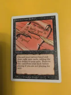 Contract from Below. Revised. Sorcery MTG Card. - Image 1