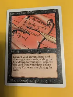 Contract from Below. Revised. Sorcery MTG Card. - Image 2