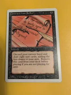 Contract from Below. Revised. Sorcery MTG Card. - Image 3