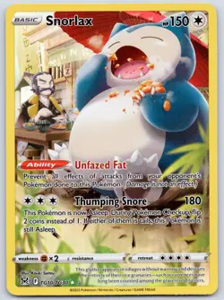 Snorlax TG10/TG30 (LP) - SWSH11: Lost Origin Trainer Gallery - Pokemon TCG - Image 1