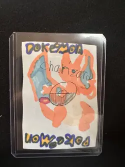 Kids Drawing Of Charizard Pokemon Card - Image 2