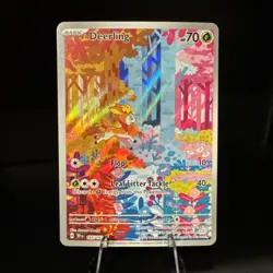 Pokemon Card Deerling 165/162 Temporal Forces Illustration Rare Holo MINT🔥 - Image 1