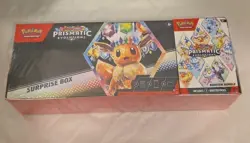 POKEMON SAMS CLUB PRISMATIC EVOLUTIONS SUPRISE BOX & BOOSTER BUNDLE SEALED PACKS - Image 1