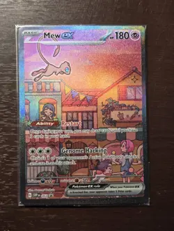 Pokemon card Mew ex 053 Sv: Scarlet & Violet Promo Alt Art Card Holo - Image 1