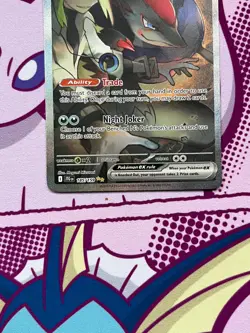 Pokemon TCG - N’s Zoroark ex 185/159 - Journey Together - SIR - NM - Image 4