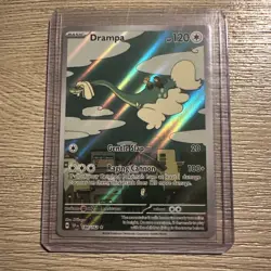 Pokemon TCG Drampa Full Art Holo Card 184/162 Temporal Forces Illustration Rare - Image 1