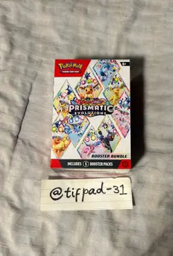 Pokemon Prismatic Evolution Booster Bundle With Six Packs Seals - Image 1
