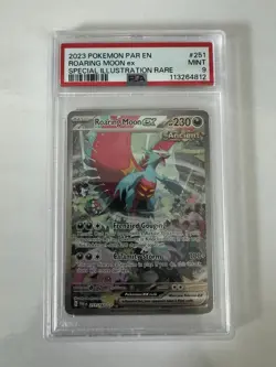 Pokemon Roaring Moon EX 2023 Sir Paradox Rift PSA 9 Card - Image 1