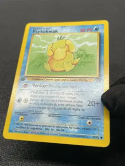 Pokemon TCG Psyduck French 1st Edition 65/82 2000 Team Rocket Regular Rare - Image 3
