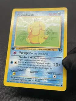 Pokemon TCG Psyduck French 1st Edition 65/82 2000 Team Rocket Regular Rare - Image 4