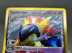 Pokemon Typhlosion Delta Species 12/101 EX Dragon Frontiers Reverse Holo LP sc - Image 4