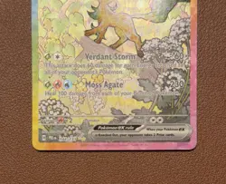Pokemon Leafeon ex 144/131 Prismatic Evolutions Illustration Rare Holo 270 HP - Image 4