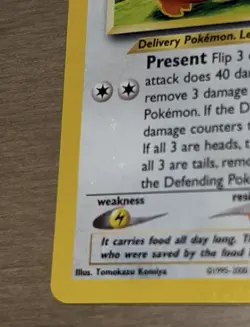 Pokemon TCG Delibird Neo Revelation 5/64 Holo Rare (Holo Bleed) - Image 5
