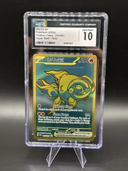 Chi-Yu ex 241/091 Sv: Paldean Fates Holo Pokemon CGC 10 - Image 1