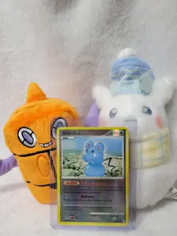 Azurill 69/130 Common Reverse Holo Diamond & Pearl Base Set Pokemon LP - Image 1