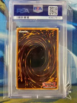 2005 YU-GI-OH! TLM 1ST EDITION-ULTIMATE RARE #EN033 RESHEF THE DARK BEING PSA 9 - Image 2