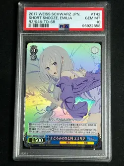 Weiss Schwarz Japanese 5 Card PSA Graded Card Lot for luev-8899 Ichika Re:Zero - Image 3