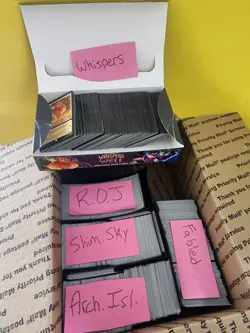LORCANA Large COM/UNCOM Lot Set 5-10. Over 1500 Cards. - Image 1