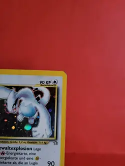 Pokemon Karte/card - Lugia 9/111 Neo Genesis Holo Swirl - Played - Image 3