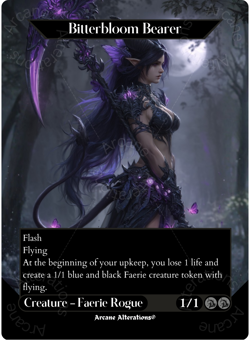Bitterbloom Bearer - Full Art Altered Art Custom Proxy Cards - Image 1