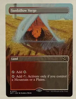 Sunbillow Verge Borderless - Aetherdrift MTG Magic the Gathering - Image 1